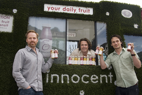 Innocent drinks case study: the three founders